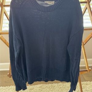 Everlane Navy Women's Crew Neck Sweater